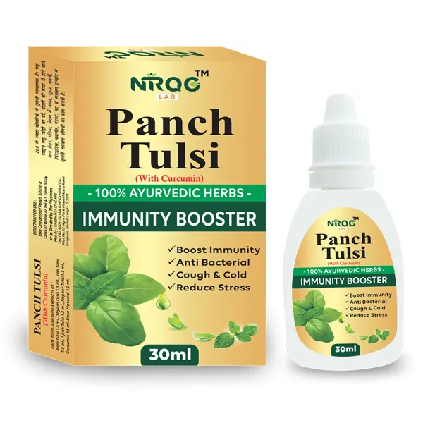 Panch Tulsi Drops with Curcumin