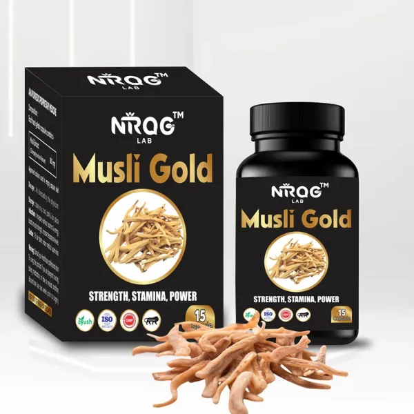 Nirog Lab Musli Gold Capsule – Ayurvedic Men's Wellness & Vitality Support