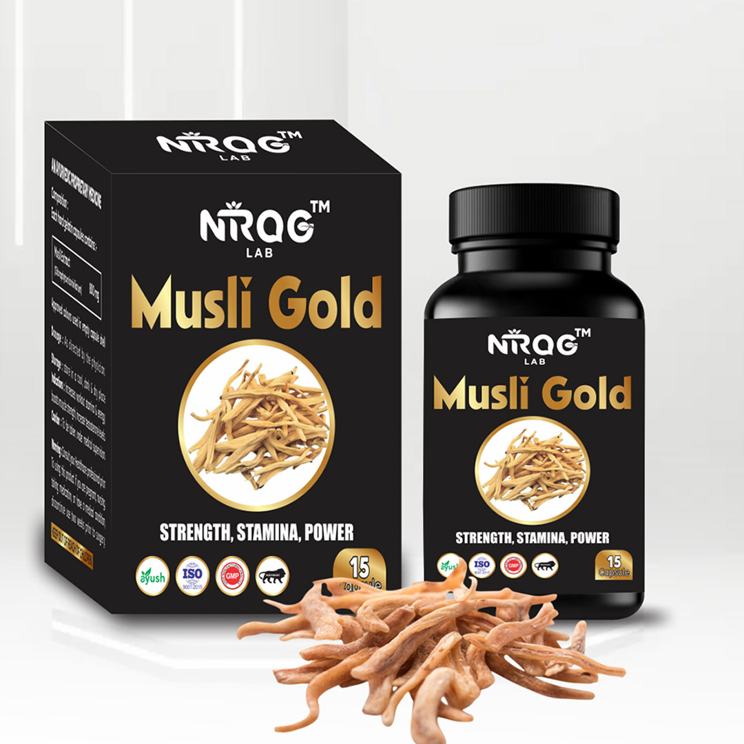 Nirog Lab Musli Gold Capsule – Ayurvedic Men's Wellness & Vitality Support
