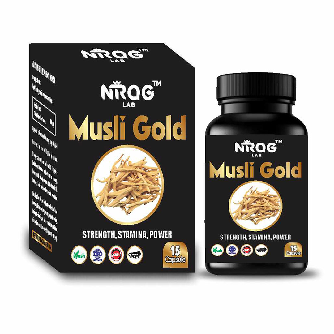 Nirog Lab Musli Gold Capsule – Ayurvedic Men's Wellness & Vitality Support