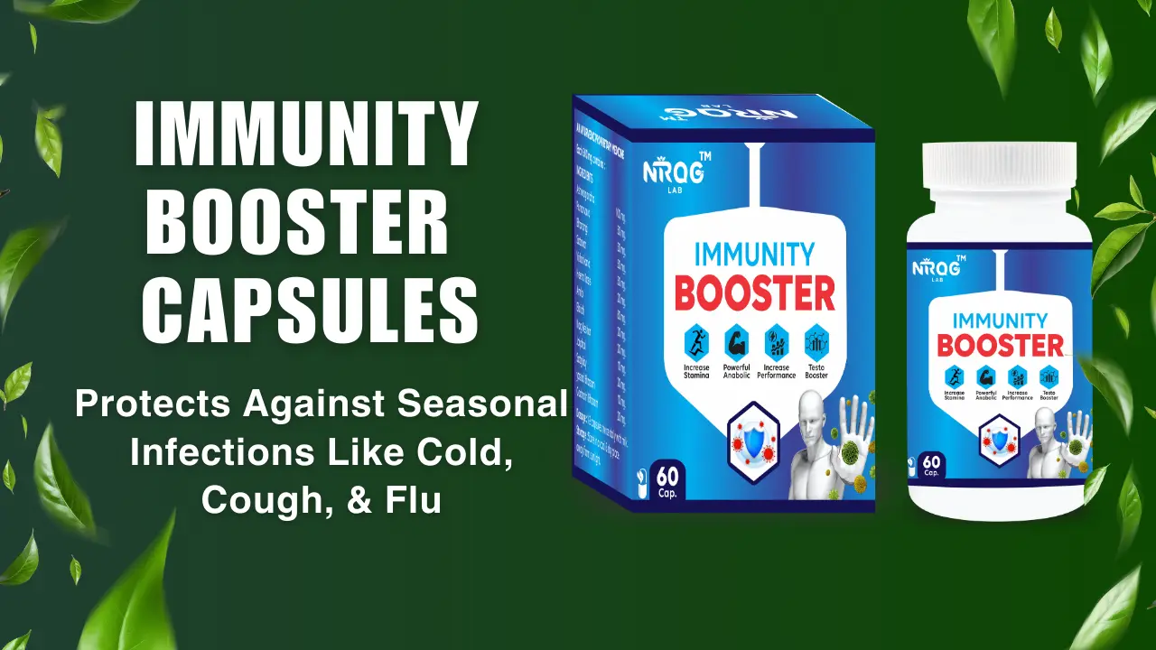 Nirog Lab Immunity Booster - Protects Against Seasonal Infections Like Cold, Cough, & Flu