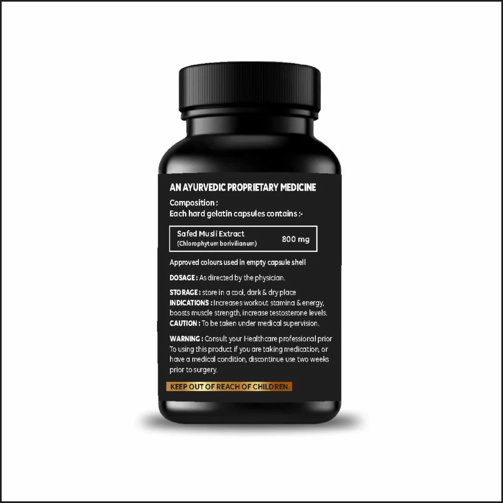 Nirog Lab Musli Gold Capsule - Supports Male Fertility-1