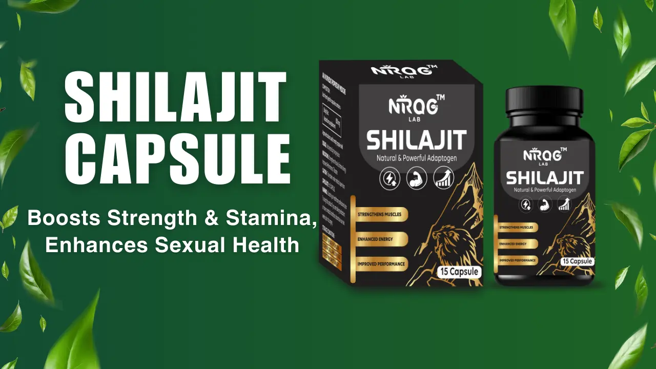 Nirog Lab Shilajit Capsule - Improves Sexual Health, Libido, Detoxification and Metabolism
