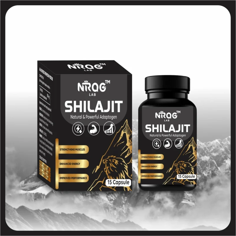 Nirog Lab Shilajit Capsule - Improves Sexual Health, Libido, Detoxification and Metabolism
