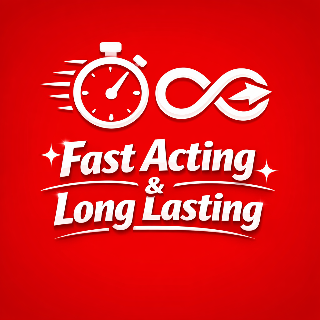 Fast Acting & Long Lasting